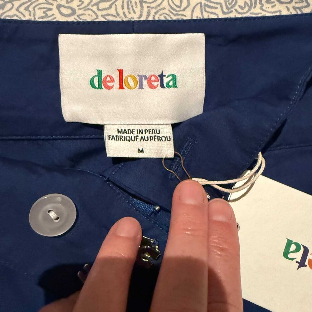 DeLoreta Rancho Shorts Navy NWT